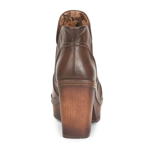 Women's Korks Robin Clog Dark Brown Bootie heel Women's Korks Robin Clog Dark Brown Bootie heel