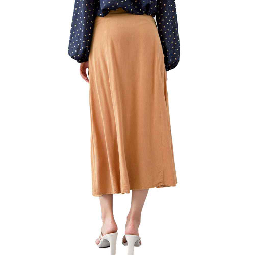 Women's Mystree Acid Wash Skirt Back