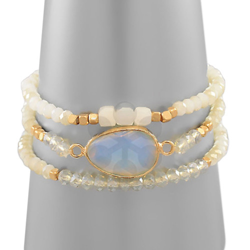 Golden Stella Oval Layered Bracelet Eagle Eye Outfitters