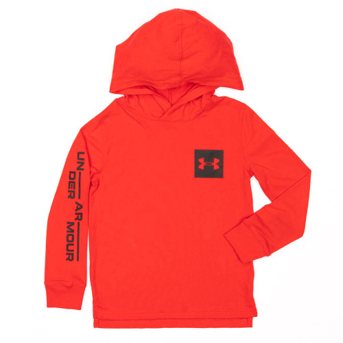 Boys' Under Armour Streetwear Logo Red Hoodie