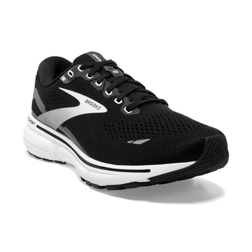 Men's Brooks Ghost 15 Blackened Pearl White