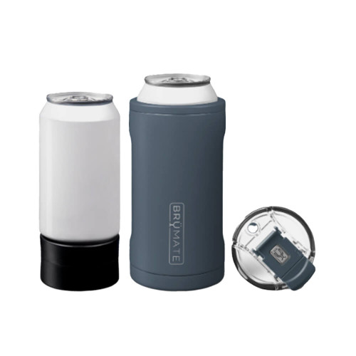BruMate Nightfall Blue Hopsulator Trio 3-in-1 Can Cooler