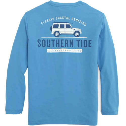 Boys' Southern Tide Long Sleeve Classic Cruising Performance T-Shirt Main