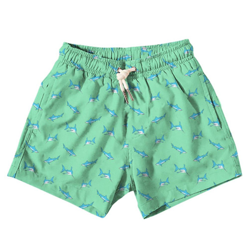 Boys' Bermies Great White Swim Trunks