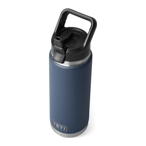 YETI Rambler 26 Oz Straw Bottle Navy - Backcountry & Beyond