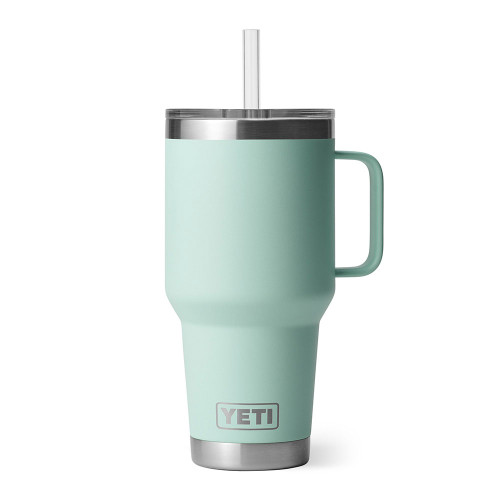 Yeti Rambler 35 oz Travel Mug with Straw Lid - Seafoam
Front