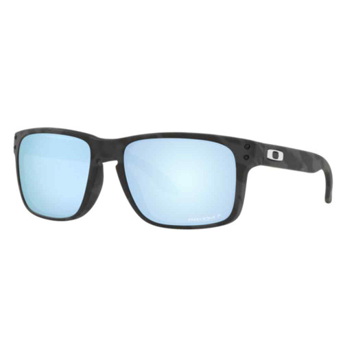 Oakley Holbrook Prizm Deep Water Polarized Sunglasses - Matte Black Camo