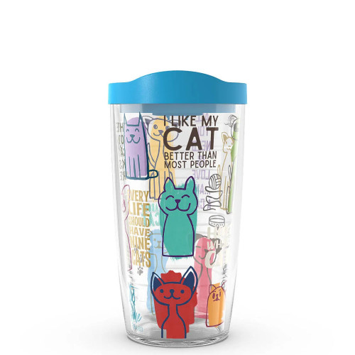 Tervis 16 oz Cat Sayings Tumbler