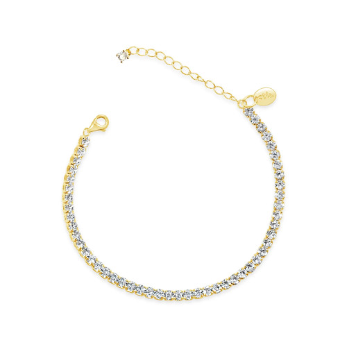 Stia Infinite Bling Tennis Bracelet - Gold - Main