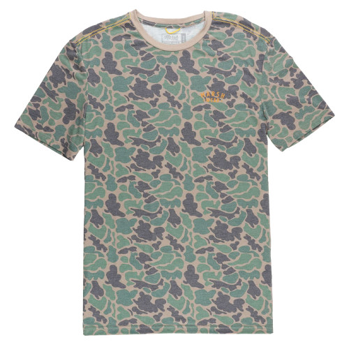 Men's Marsh Wear Stackhouse Performance Tee Green Camo Front