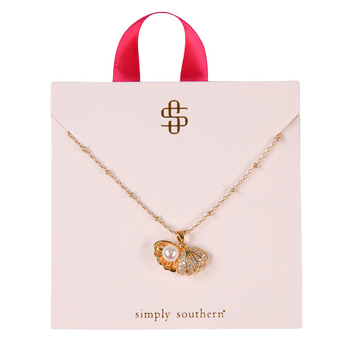 Simply Southern Dainty Necklace- Shell