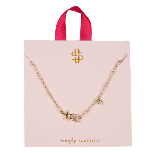 Simply Southern Dainty Necklace- Sea Star