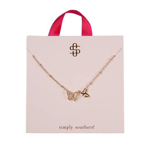Simply Southern Dainty Necklace- Flutter