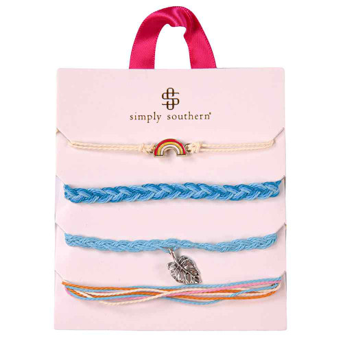 Simply Southern Bracelet Set- Rain Leaf Simply Southern Bracelet Set- Rain Leaf
