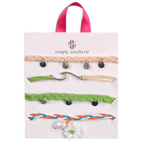 Simply Southern Bracelet Set- Flwr Wave Simply Southern Bracelet Set- Flwr Wave