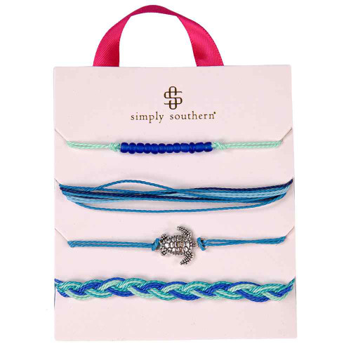 Simply Southern Bracelet Set- Trtlbl Simply Southern Bracelet Set- Trtlbl