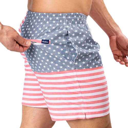 Men's Chubbies 5.5" The 'Mericas Swim Trunk Side Pockets Men's Chubbies 5.5" The 'Mericas Swim Trunk Side Pockets