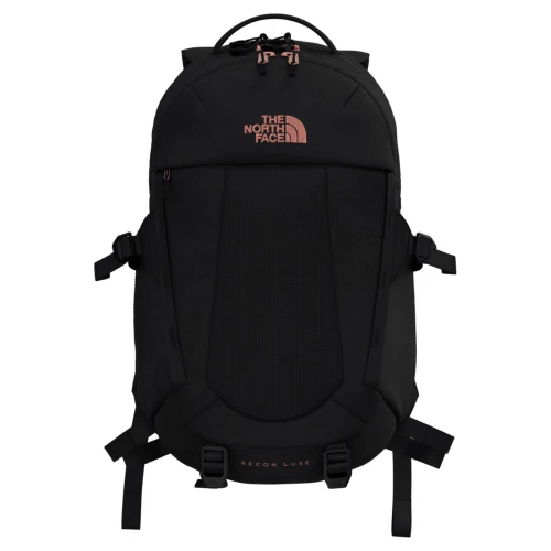 north face backpack 3 pockets The Recon Laptop Pack, Asphalt Gy Lt Hth/TNF Blk-NPF, OSFA sternum strap Travel Packs Version:GISELLE Justice Girls 17