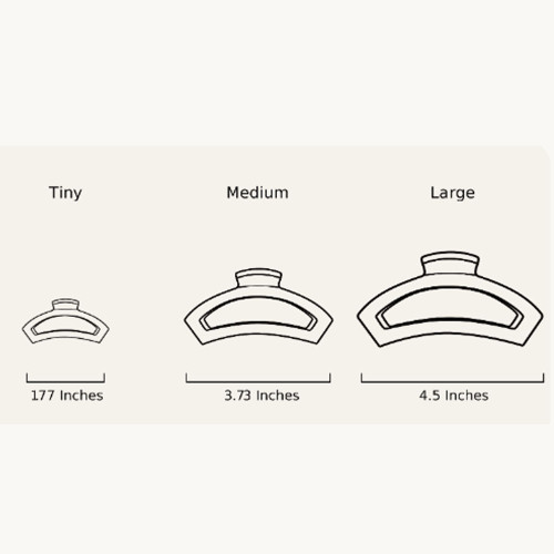 Teleties Medium Open Hair Clip Sizing Teleties Medium Open Hair Clip Sizing