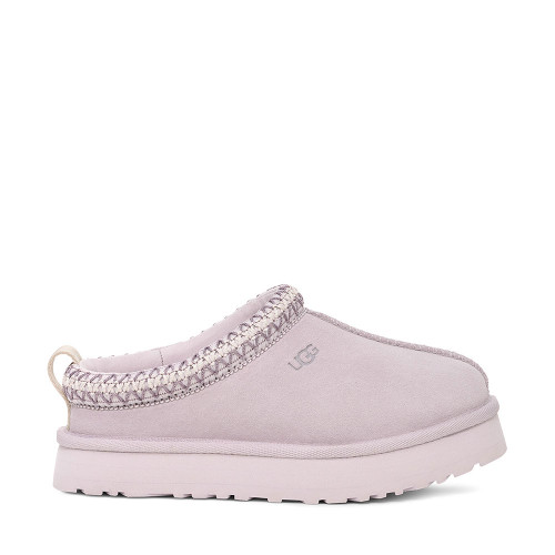 Girls' UGG Tazz Bay Fog Gray Slipper side Girls' UGG Tazz Bay Fog Gray Slipper side