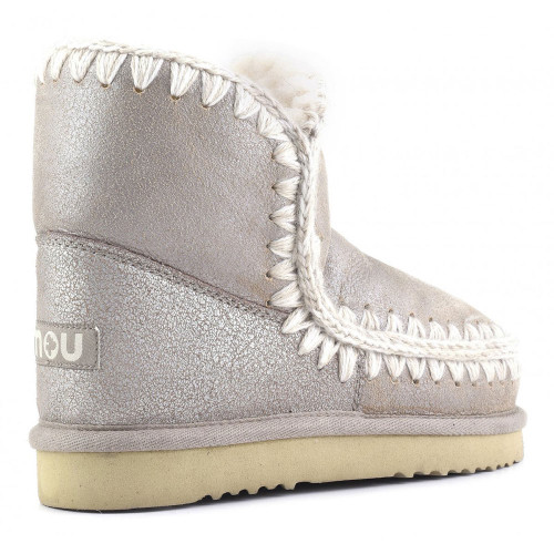 Women's Mou Eskimo 18 Metallic Stone Metallic Boot heel Women's Mou Eskimo 18 Metallic Stone Metallic Boot heel