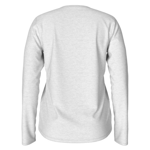 Women's The North Face Elevation Light Grey Heather Shirt back