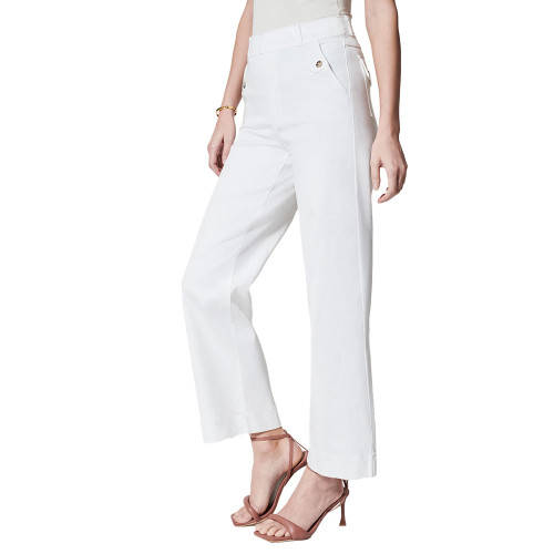 Women's Spanx Twill Cropped Wide Leg Pant | Eagle Eye Outfitters
