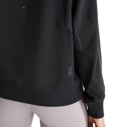 Women's On Movement Crewneck Black Sweatshirt bottom Women's On Movement Crewneck Black Sweatshirt bottom