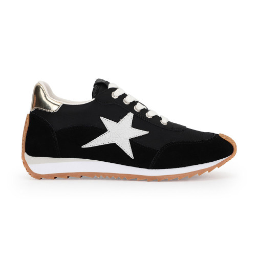 Women's Vintage Havana Shooter 1 Black Gold Sneaker