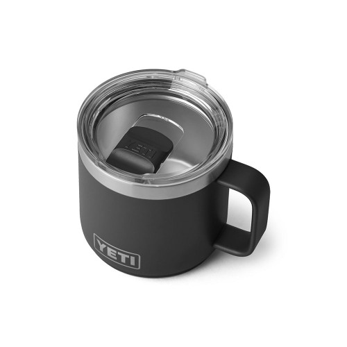 Yeti Rambler 14 oz Mug 2.0 with Magslider Lid - Black | Eagle Eye