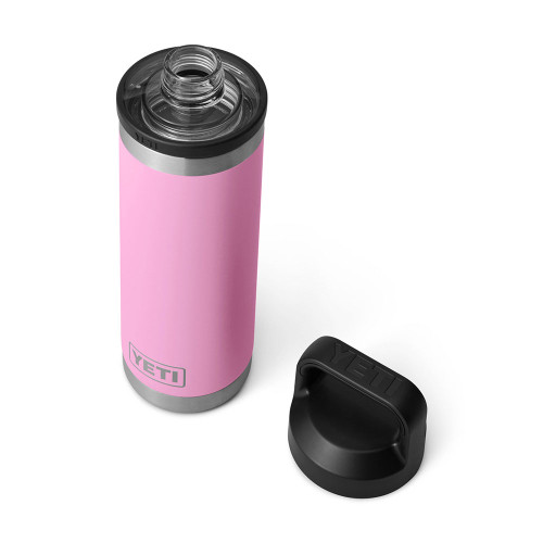 YETI Rambler 18 oz Bottle, Vacuum Insulated, Stainless Steel with Chug Cap,  Ice Pink