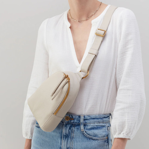 HOBO Fern Sling Bag Chalk Lifestyle Front