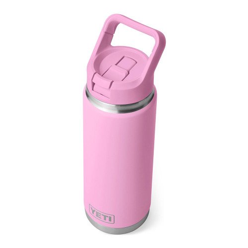 Yeti Rambler 25 oz Straw Mug Power Pink