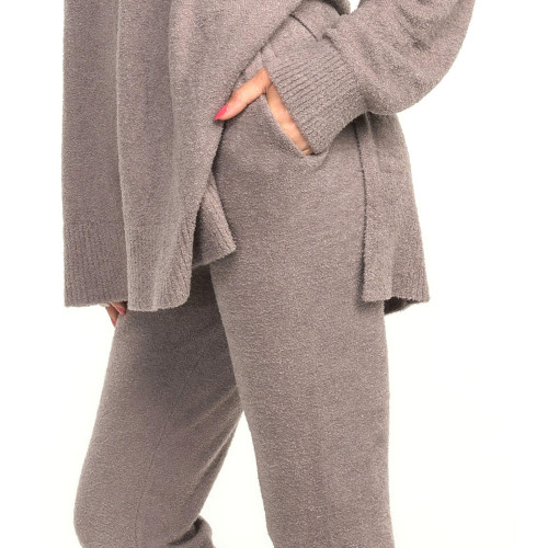 Women's Southern Shirt Co. Dreamluxe Ember Brown Joggers pocket