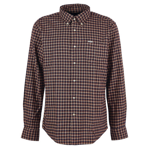 Men's Barbour Tanlaw Regular Shirt in Rustic Flat Men's Barbour Tanlaw Regular Shirt in Rustic Flat