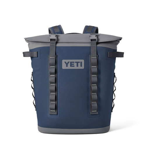 Front of Yeti Hopper M20 Navy Backpack Cooler