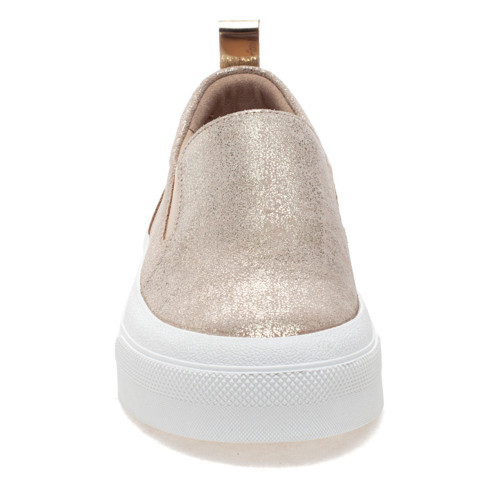 Women's J/Slides Gia Slip On Light Gold Metallic Sneaker toe Women's J/Slides Gia Slip On Light Gold Metallic Sneaker toe