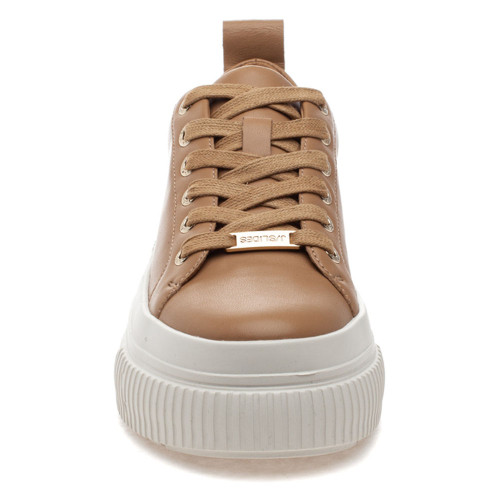 Women's J/Slides West Platform Nude Sneaker front Women's J/Slides West Platform Nude Sneaker front