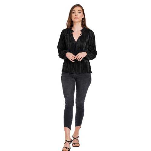 Women's Dear John Denim Skylar Blouse Black Lighting Lifestyle Women's Dear John Denim Skylar Blouse Black Lighting Lifestyle