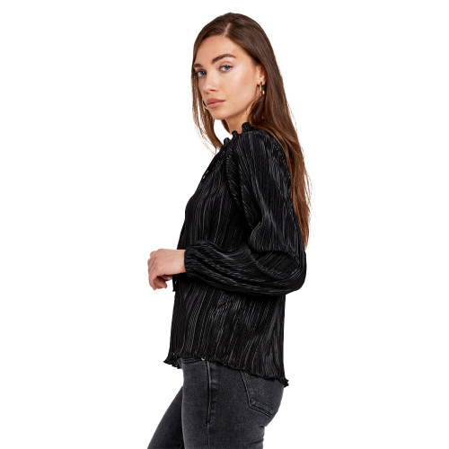 Women's Dear John Denim Skylar Blouse Black Lighting Side Women's Dear John Denim Skylar Blouse Black Lighting Side