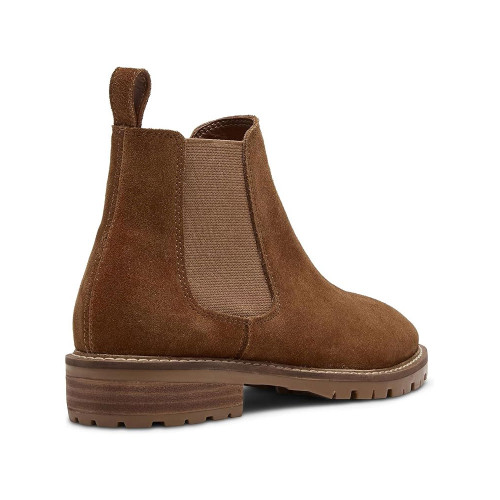 Women's Steve Madden Leopold Chelsea Boot Camel Suede Back