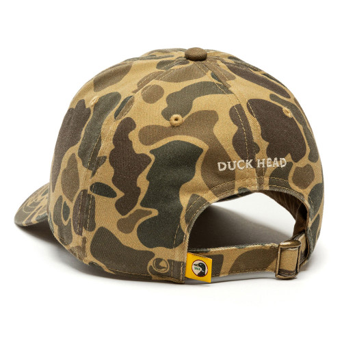 Men's Duck Head Circle Patch Twill Camo Hat back