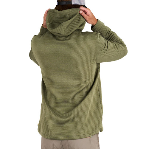 Men's Marsh Wear Sullivan Hoodie Fossil Green Back Model