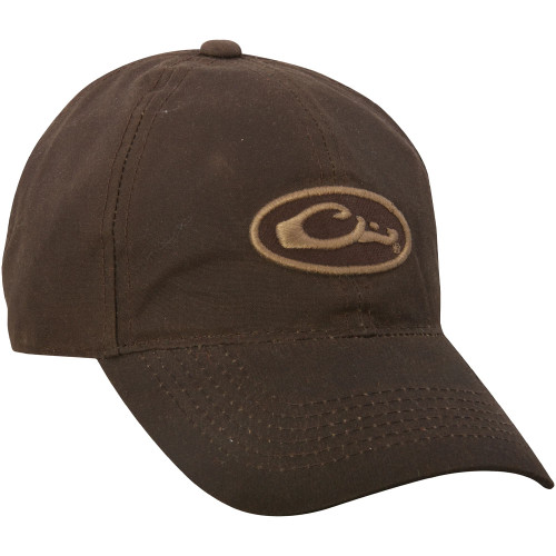 Men's Drake 8oz. Waxed Canvas Cap Brown Main