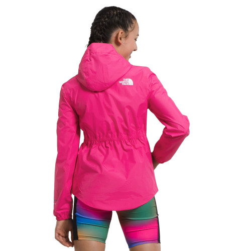 Girls The North Face Antora Rain Jacket Mr. Pink Back