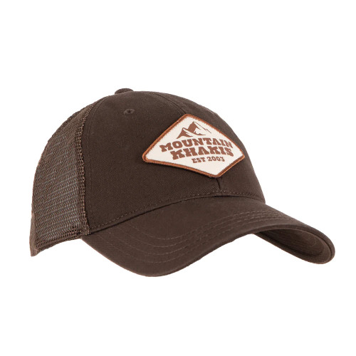 Men's Mountain Khakis Diamond Patch Brown Hat