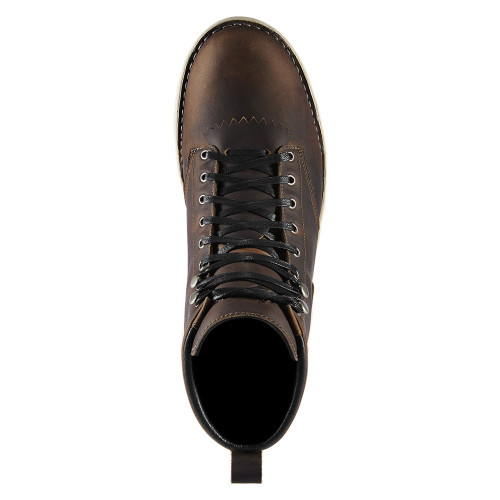 Men's Danner Logger 917 Boot in Chocolate Chip Above Angle Men's Danner Logger 917 Boot in Chocolate Chip Above Angle