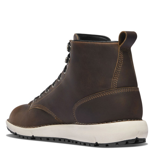 Men's Danner Logger 917 Boot in Chocolate Chip Back Angle Men's Danner Logger 917 Boot in Chocolate Chip Back Angle