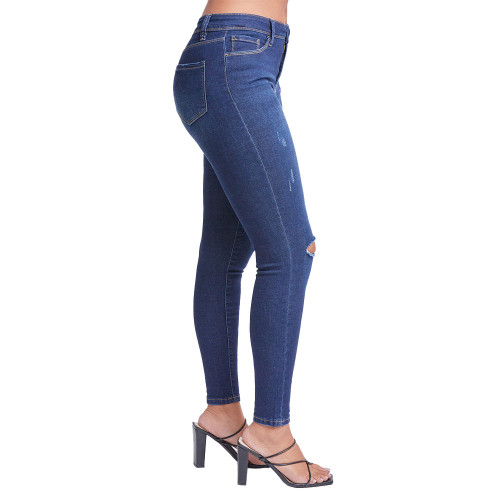 Women's YMI Basic High Rise Skinny Jeans Side