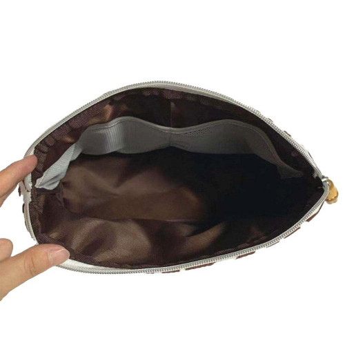 TRVL Design Traveler Hide Stripe Coco Bag open